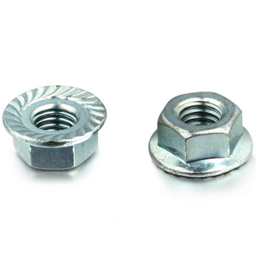 Tuerca de brida hexagonal DIN 6923 con Zinc-Plated